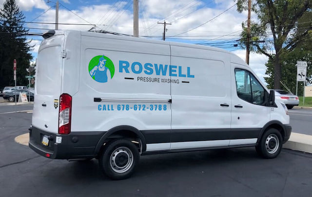 pressure washing van in roswell